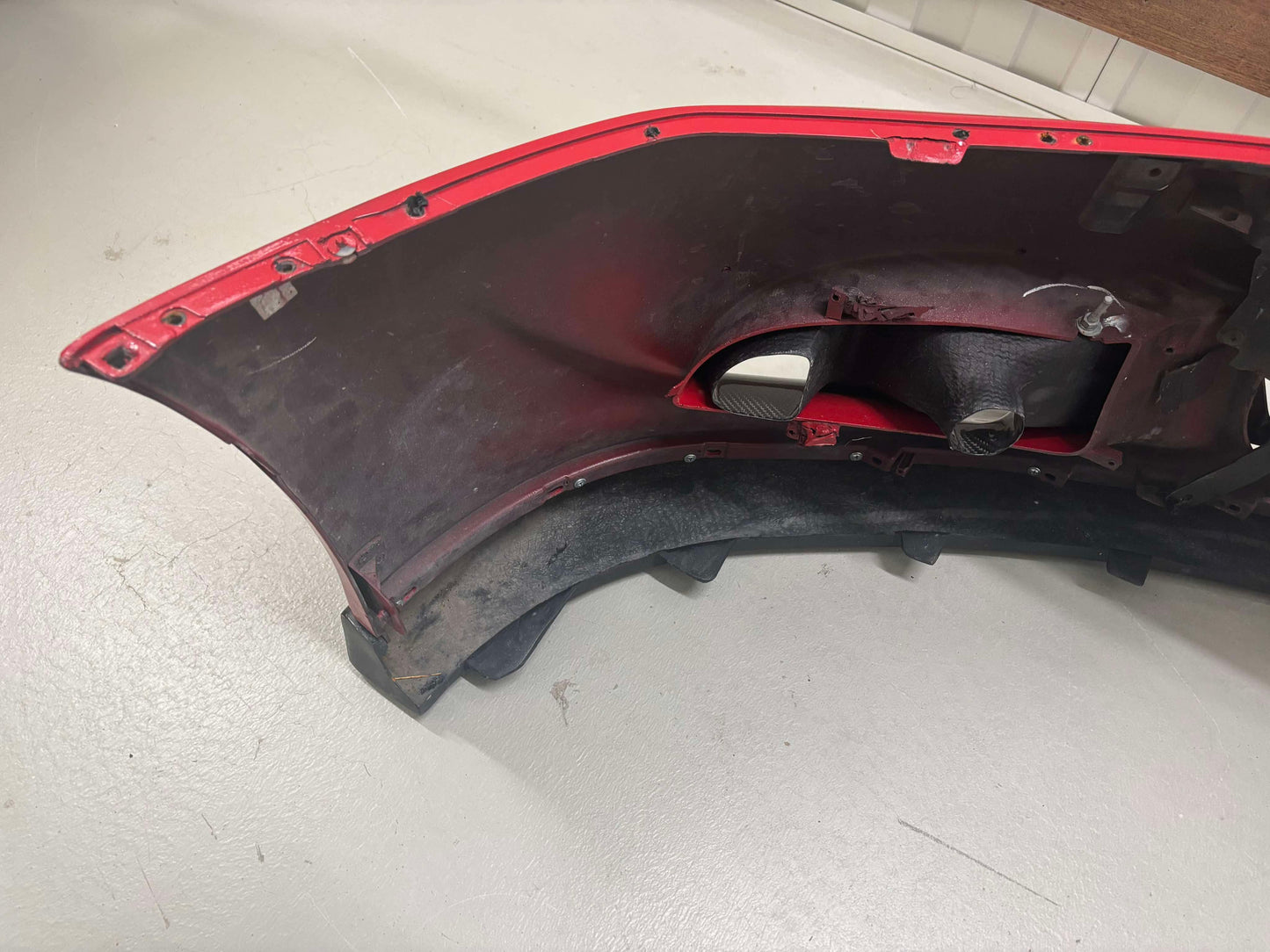 Genuine Evo 8 Front Bumper With Carbon Inserts & Lip