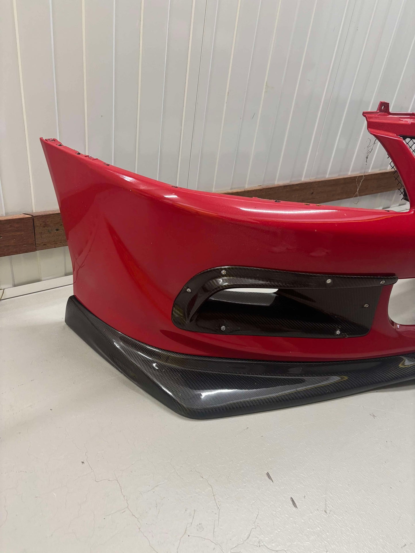 Genuine Evo 8 Front Bumper With Carbon Inserts & Lip