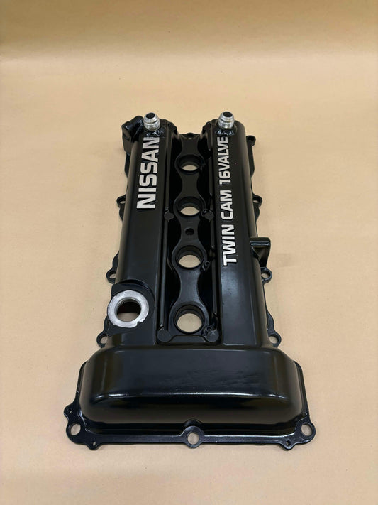 S13 Silvia SR20DET Rocker Cover with AN Fittings