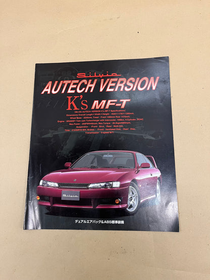 S14 Silvia Optional Autech Booklet