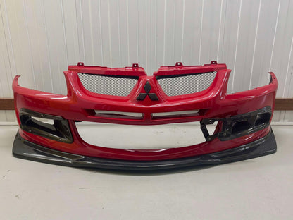 Genuine Evo 8 Front Bumper With Carbon Inserts & Lip