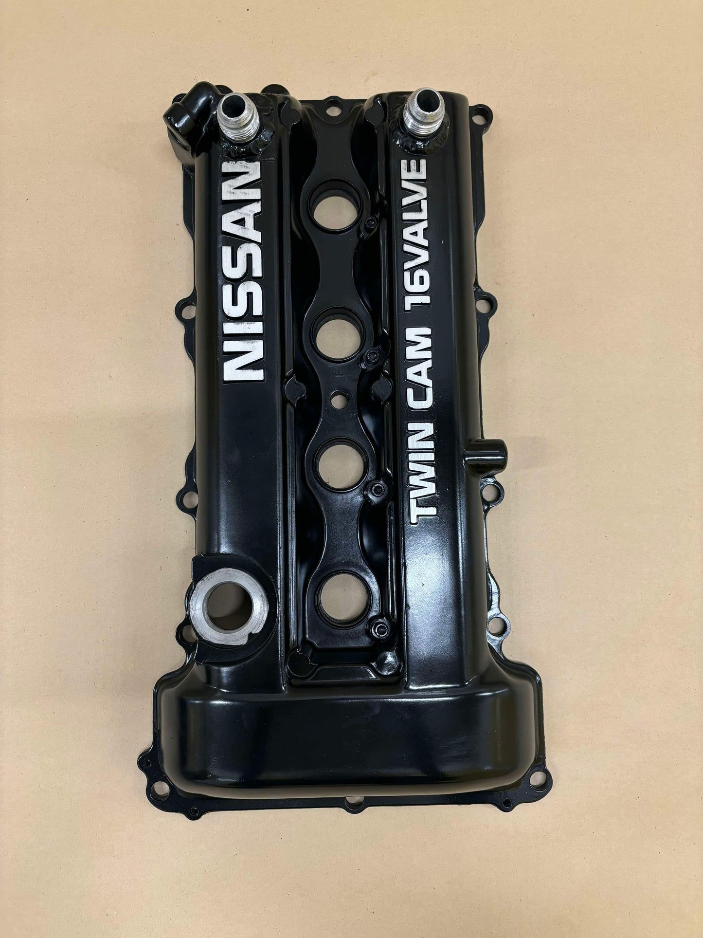 S13 Silvia SR20DET Rocker Cover with AN Fittings