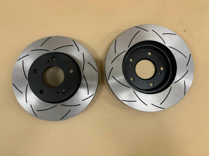 S14/S15 Silvia FRONT DBA T2 Slotted Rotors #2