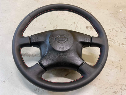 R33 GTR Series 2 Steering Wheel - retrimmed