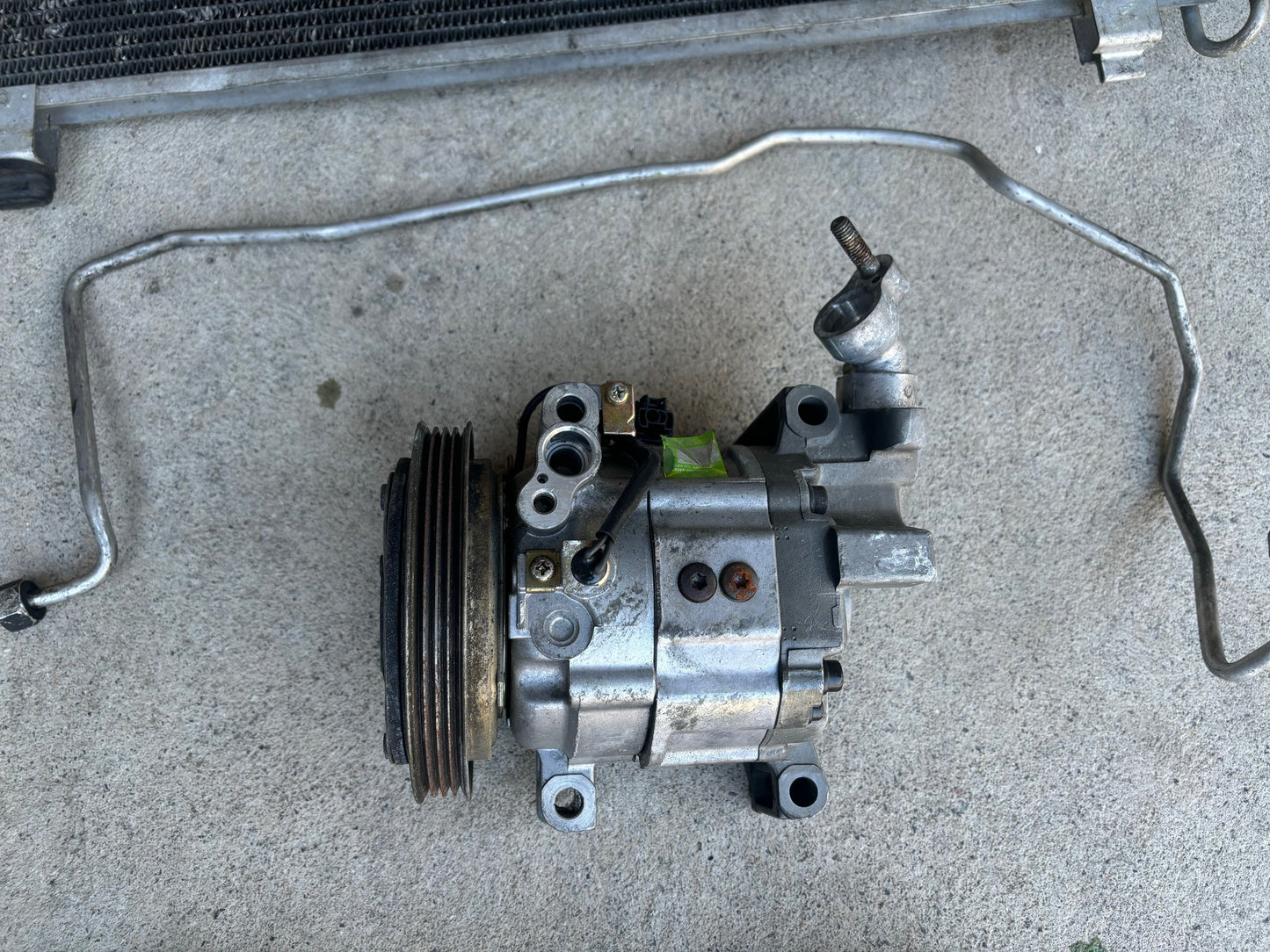 S15 Silvia AC Engine Bay Setup