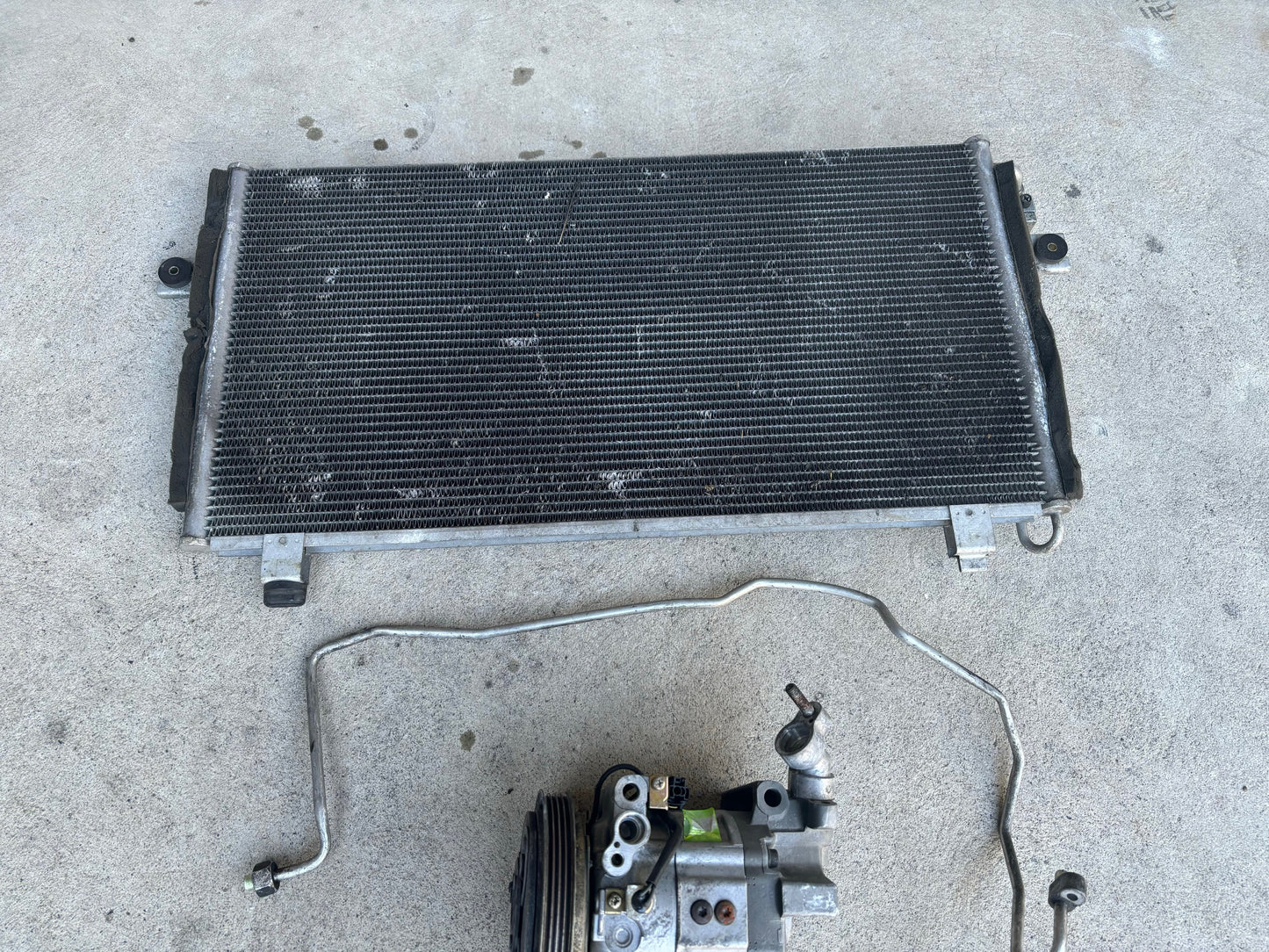 S15 Silvia AC Engine Bay Setup