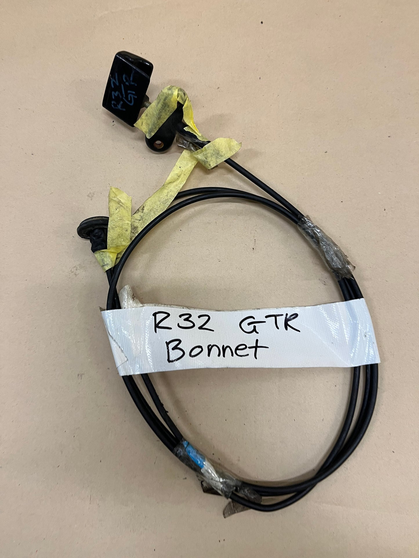 R32 GTR Bonnet Release Cable